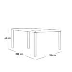 ⁦طقم أثاث خارجي دوبار 9 قطع⁩ - الصورة ⁦2⁩