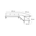 ⁦طقم أثاث خارجي حديد 3 قطع⁩ - الصورة ⁦2⁩