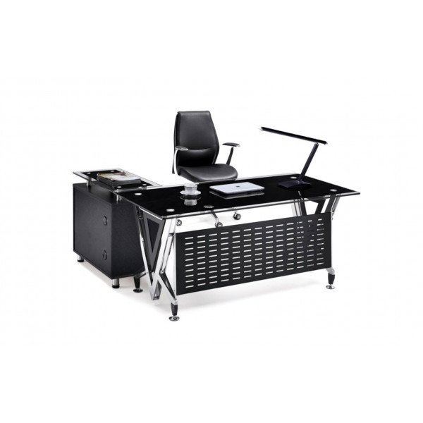 مكتب مدير زجاج 160*75 سم