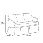 ⁦طقم أثاث خارجي بريميوم 4 قطع⁩ - الصورة ⁦2⁩