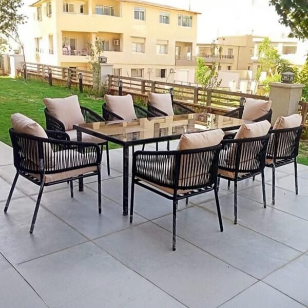 طقم أثاث خارجي دوبار 9 قطع