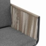 ⁦طقم أثاث خارجي 3 قطع راتان وسوفت 3 قطع⁩ - الصورة ⁦2⁩